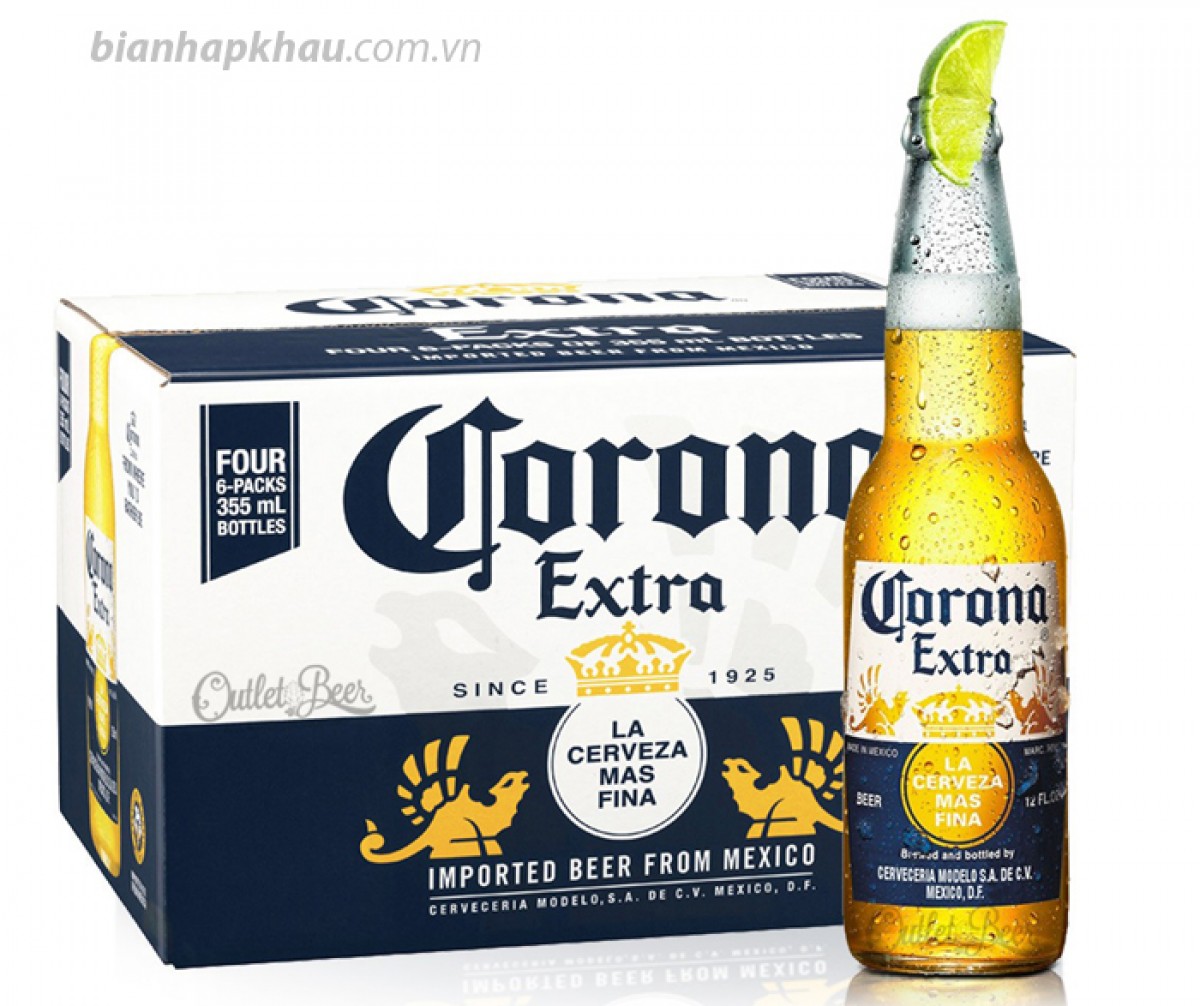 Bia Corona Extra 4,6 % - chai 355ml
